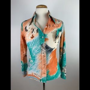 Vintage 60"s Vintage -1960's Blouse- Mr. Dino